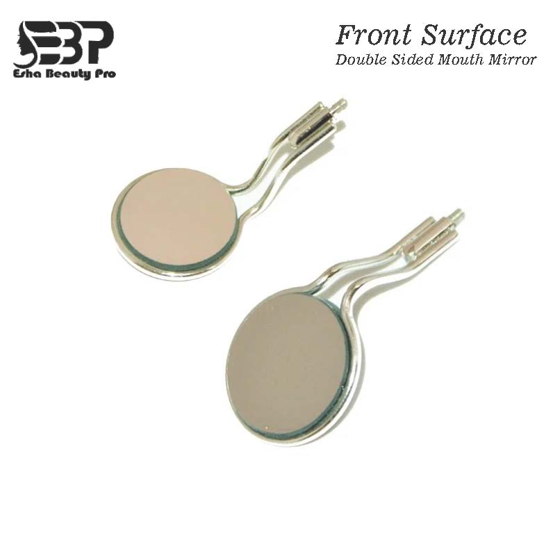 Double Sided Front Surface Dental Mouth Mirror wire pattern
